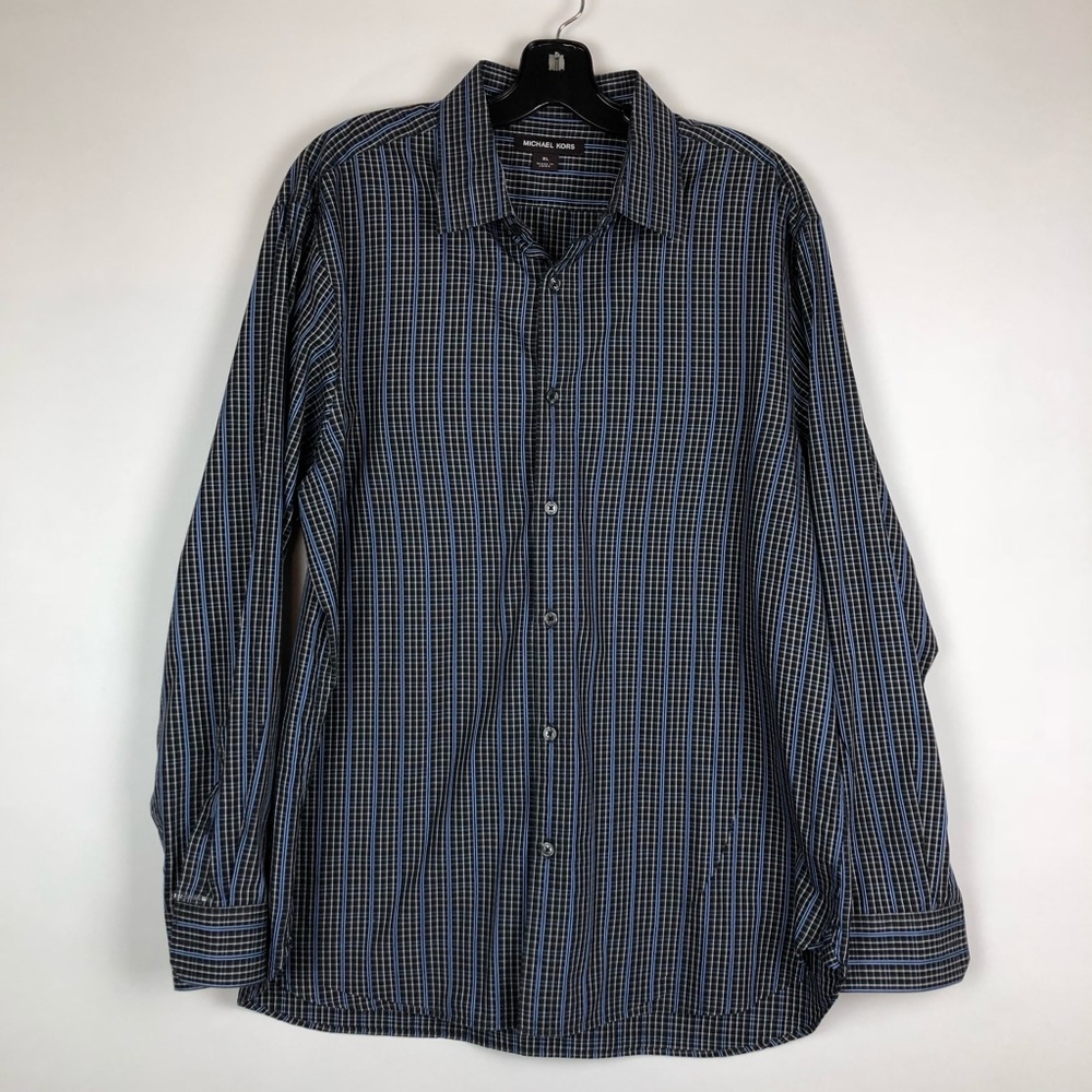 Micheal Kors Long Sleeve Button Up Short